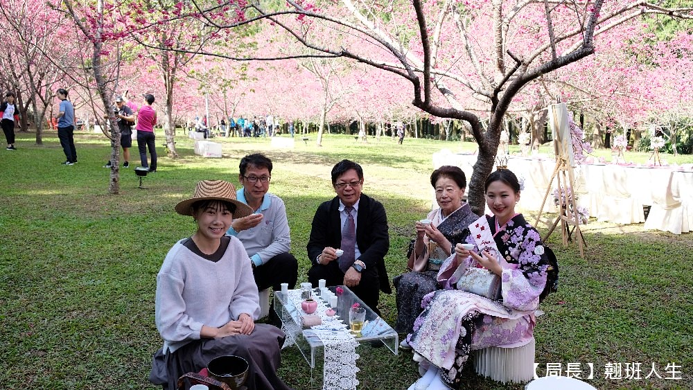 南投旅遊美食賞櫻||九族櫻花祭與櫻花女王有約，與春天有約-櫻花饗艷，滿滿的浪漫滿滿的美味。